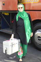 Elokuvatyöpaja Iranissa, Maikki matkalla Tehranista Isfahaniin, syksy 2013.
