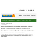 06.10.2015  Formu 24     |     Oulu
Myllytullin oppilaat animoivat Oulun historiaa